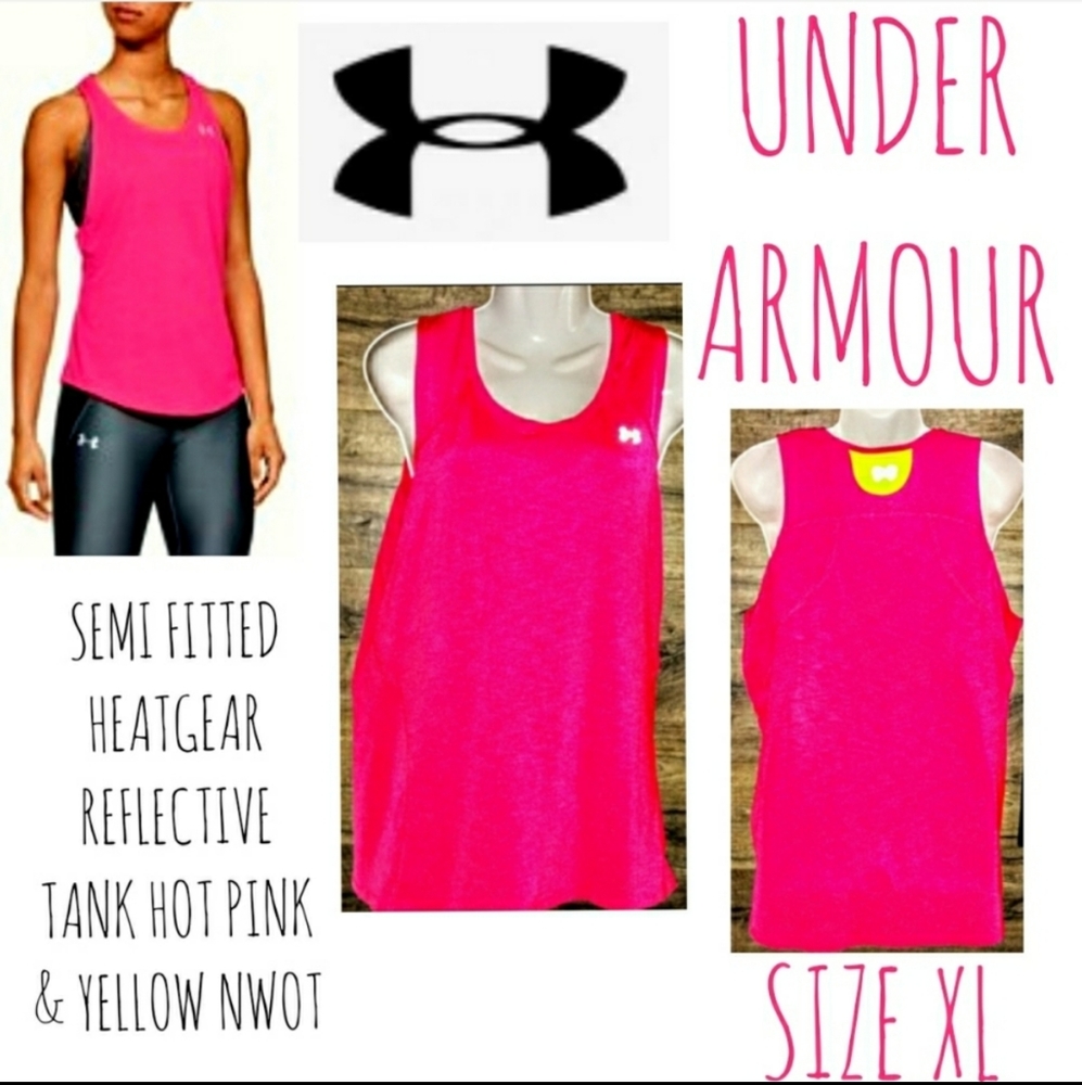 Under Armour Tank Top Size XL Heat Gear Semi Fit - Picture 1 of 10
